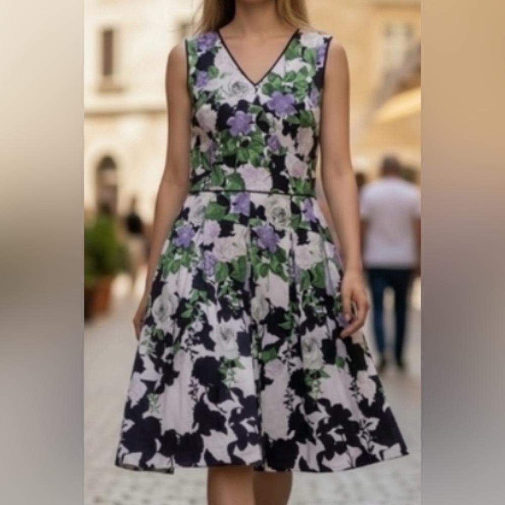 Talbots Black and White Floral Dress
The Oprah magazine Collections